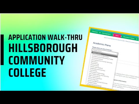 Hillsborough Community College Application Walk-Thru :  #HCC #Apply #FREE