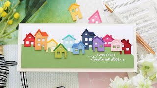 Creative Spark with Laura Bassen - Creating a Colorful Slimline Neighborhood
