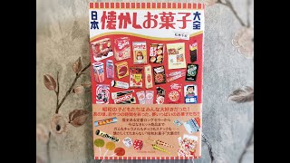 Japanese retro packaging illustrated book/ vintage candy and snack from Showa Era / 日本　懐かしお菓子大全