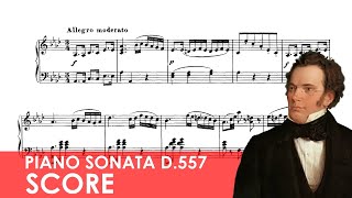 SCHUBERT Piano Sonata No. 5 in A-flat major (D.557) Score