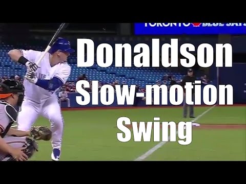 Josh Donaldson - Slow Motion Swing (Hitting) 