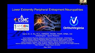 Lower Extremity Peripheral Entrapment Neuropathies | National Fellow Online Lecture Series