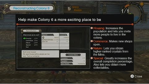 Xenoblade Chronicles - Reconstructing Colony 6 (& About Extra Colony 6 Quests)
