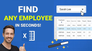 Highlight Any Employee in Excel (Dropdown + Conditional Formatting)