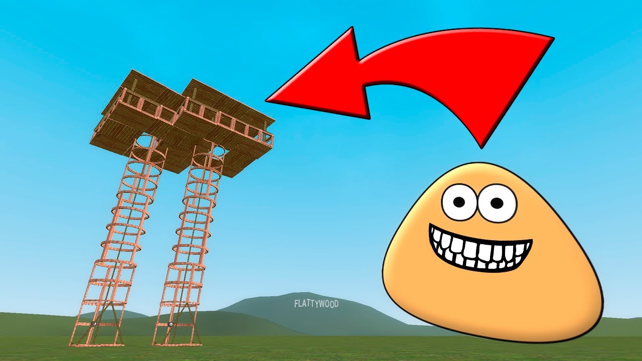 Pou Family vs Epic Towers in Garry's Mod Part 16
