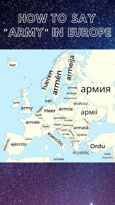 how-to-say-army-in-europe-shorts-geography-europe-youtube