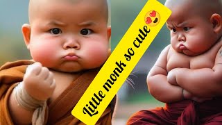 little monk so cute😍#cutebaby #longviralvideo #subscribe #trending #foryou@ShahinRezaTech