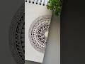 Draw a simple halfmandala with me  mandalaforbegginers trending shorts drawing art artist