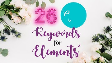 26 Unique Canva Keywords for Elements #canvakeywords #canvaelements #canvatutorial