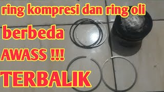 perbedaan ring piston 1 dan 2