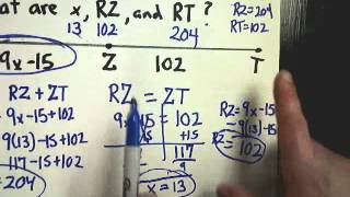 Segment Addition Postulate with Midpoint