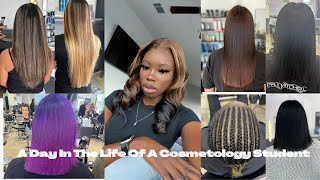 A Day In The Life Of A Cosmetology student |Paul Mitchell |Week9 \& 10