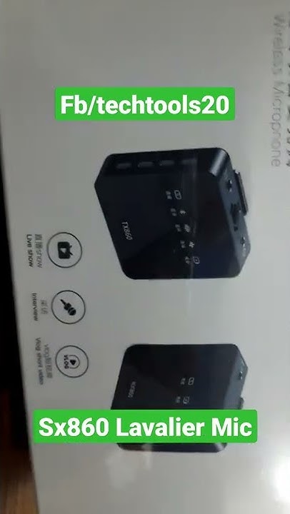Sx860 Wireless Lavalier Microphone Order Now 01717275295 - YouTube