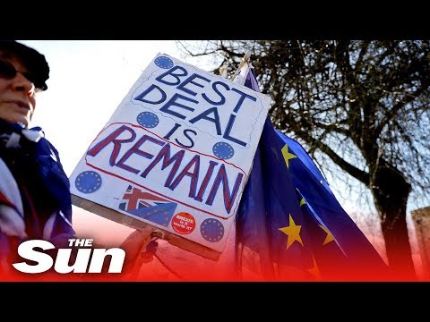 Thousands of remainers march against Brexit in London LIVE