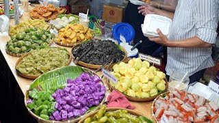 The Most Delicious Collection of Traditional Vietnamese Cakes at the Food Market
