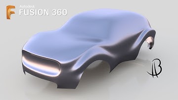 Car Design Speedrun 3:5 - Using Autodesk Fusion 360 - form exploration