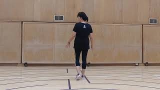 Teach of the Waterloo dance for the 1st Canadian Nationals Clogging Convention