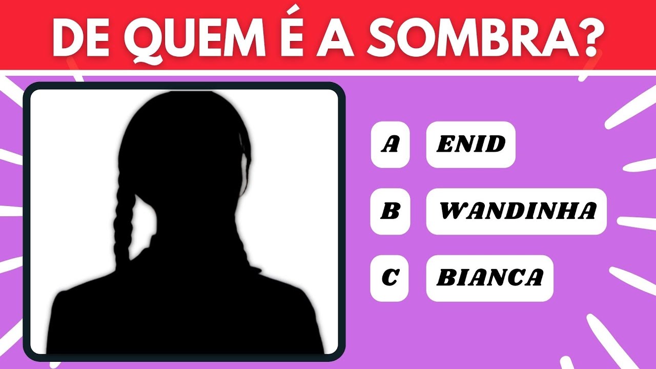 Quem você seria Wandinha ou Enid? - se divirtam