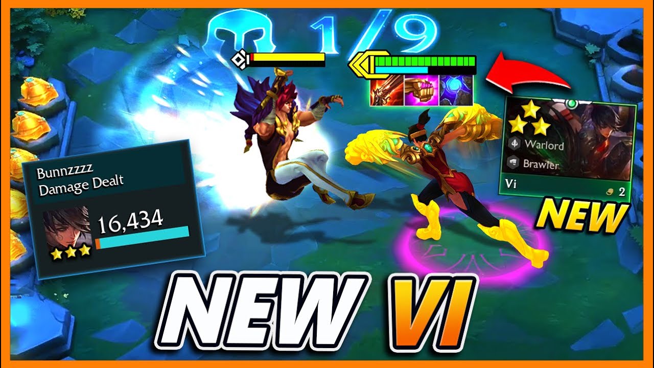 The NEW Chosen Vi Is INSANE (NEW ITEM COMBO) - BunnyFuFuu | Teamfight Tactics