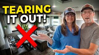 We're Tearing Out the Dinette in the RV | RV Renovation