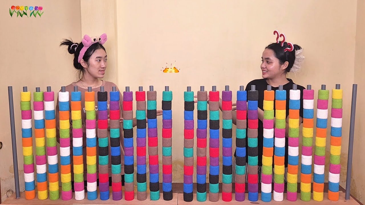 🔥 Who Sorts Faster? Color Ball Battle with ASMR Sounds! | Relaxing Yet Intense