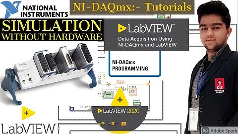 NI DAQmx | Data Acquisition |Tutorial:- 1 DAQmx Interlink with Labview | Simulation without Hardware