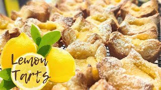 Flaky Perfection: Lemon Curd Puff Pastry Tarts - A Delightful Twist on a Classic