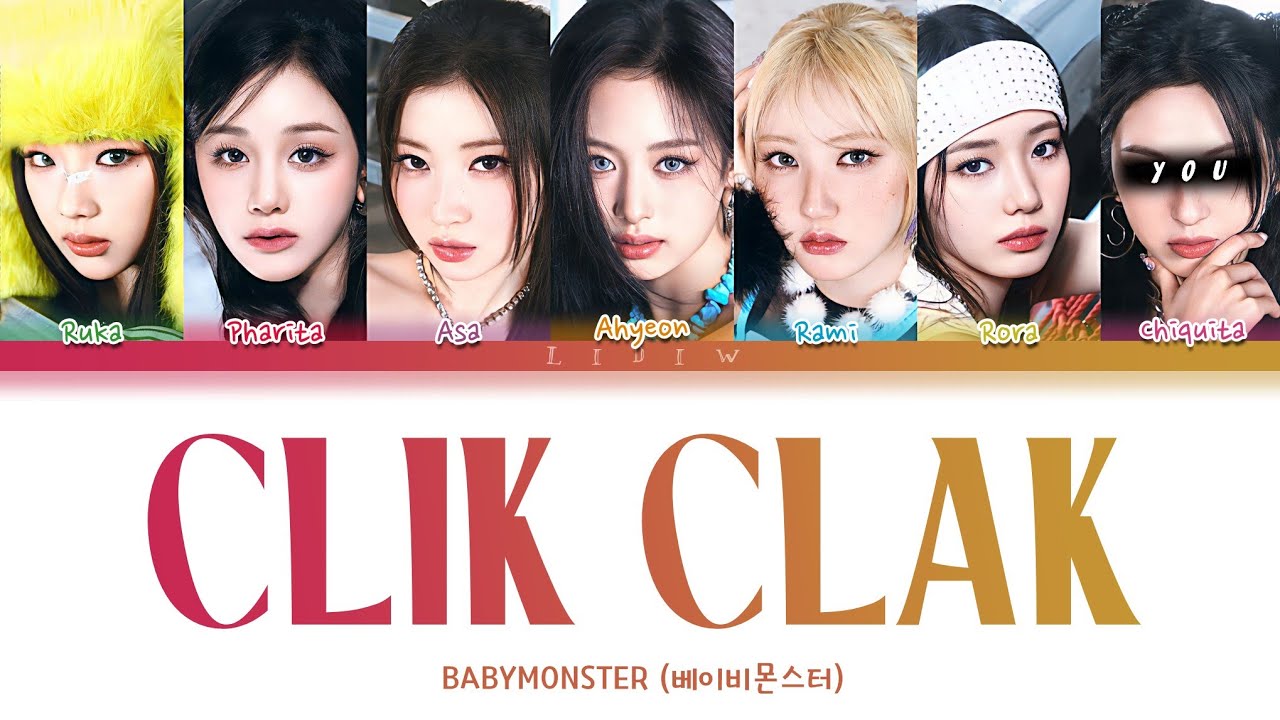 BABYMONSTER || CLIK CLAK but you are Chiquita (Color Coded Lyrics Karaoke) BABYMONSTER || CLIK CLAK but you are Chiquita (Color Coded Lyrics Karaoke)