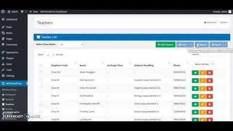 How to add teachers to WPSchoolPress I School Management System I Tutorial