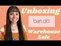 UNBOXING BANDO'S WAREHOUSE SALE!! I'm showing you my new tote, backpack, planner, and FREE gift!!