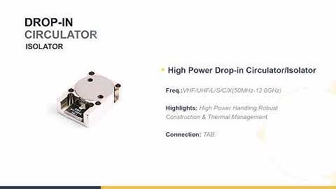 Drop-in RF Circulators by HzBeat - Compact. Stable. Wideband.