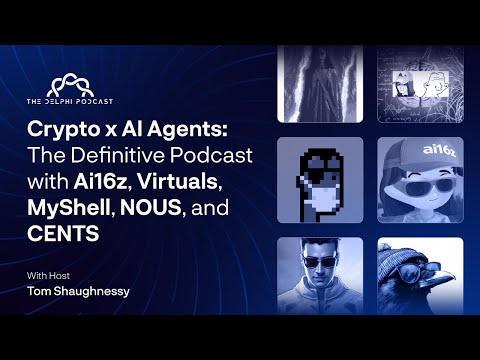 Crypto x AI Agents: The Definitive Podcast with Ai16z, Virtuals, MyShell, NOUS, and CENTS Episode cover