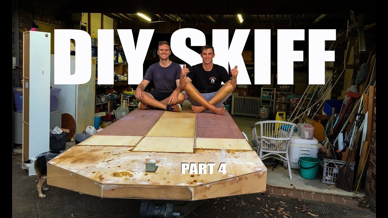 How to Build a DIY Plywood Boat // Part 4 - YouTube