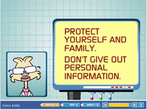 Professor garfield internet safety video
