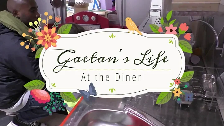 Kid Diner Restaurant Playground | Toys for Kids pretend Play serve food | Gaetan's Life