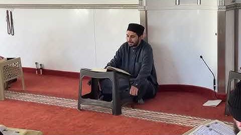 من حصة تصحيح التلاوة سورة الفجر مسجد الإخلاص ألمانيا شتوتغارت