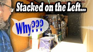 PAID $800 for a locker with everything STACKED ON THE LEFT at the abandoned storage auction