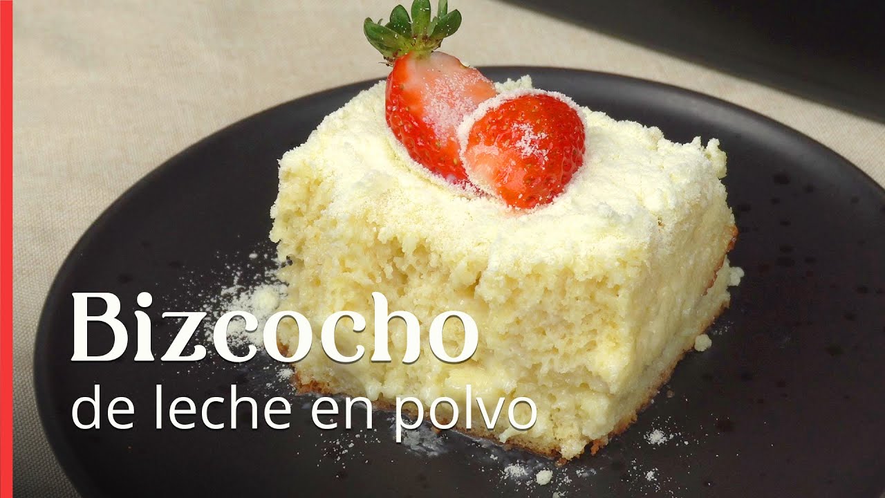 Bizcocho de leche en polvo helado y súper húmedo, ¡tienes que probar esta receta!