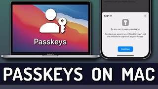 How To Use PASSKEYS on iPhone, iPad and Mac screenshot 5