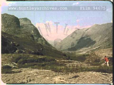 footage of chernobyl Scottish Mountain Scenery, 1960's - Film 94675