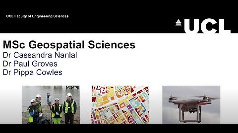 MSc Geospatial Sciences
