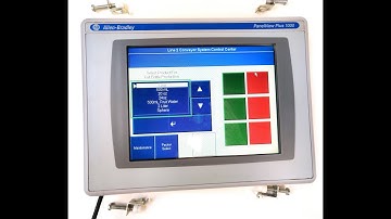 Allen Bradley Panel View Plus 1000 Color Touch Operator Interface 2711P-T10C4D1