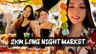 Eating at the Longest Night Market in Malaysia!  Food Marathon