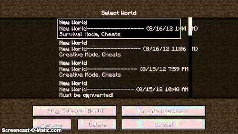 Minecraft 1.3.2 Dupe Glitch