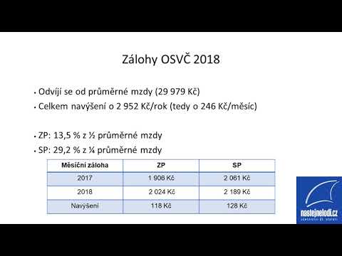 Daňové novinky od 1. 1. 2018