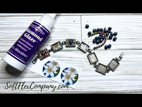 How to Use Diamond Glaze in a Bezel with Beads & Photos: Free