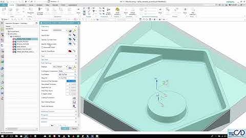 NX12 Tutorial - CAM BASIC - 48 Creating a Template