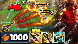 THEY GAVE JHIN A NEW BURN ITEM AND IT'S 100% BROKEN! (30,000 BURN DAMAGE WTF?)