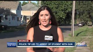 Police: Tip led to arrest of student with gun