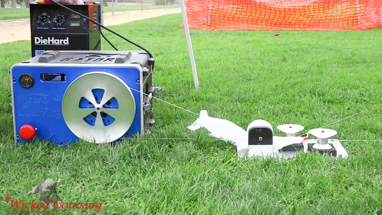 dog luring equipment